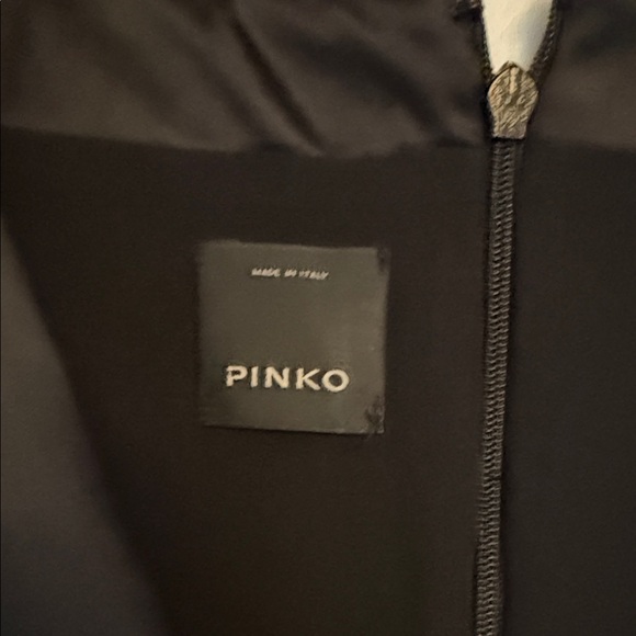 Pinko Asymmetrical Black evening maxi Dress size eur 36 - Picture 5 of 13